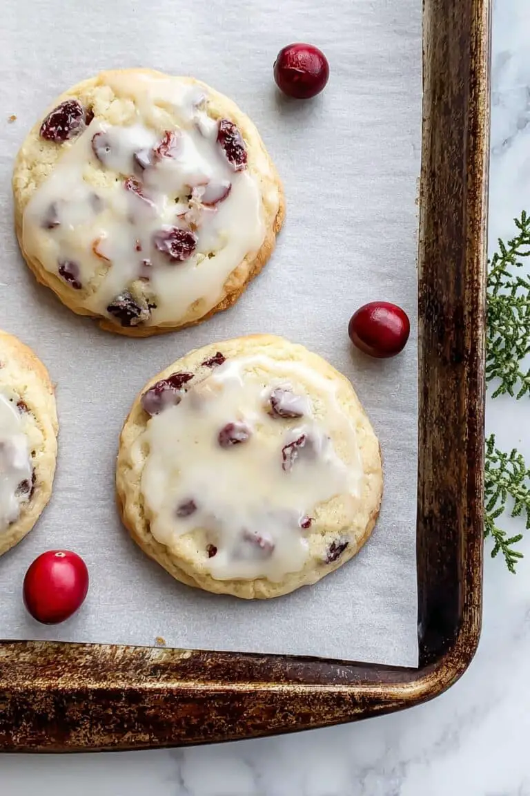 Lemon Cranberry Cookies Recipe