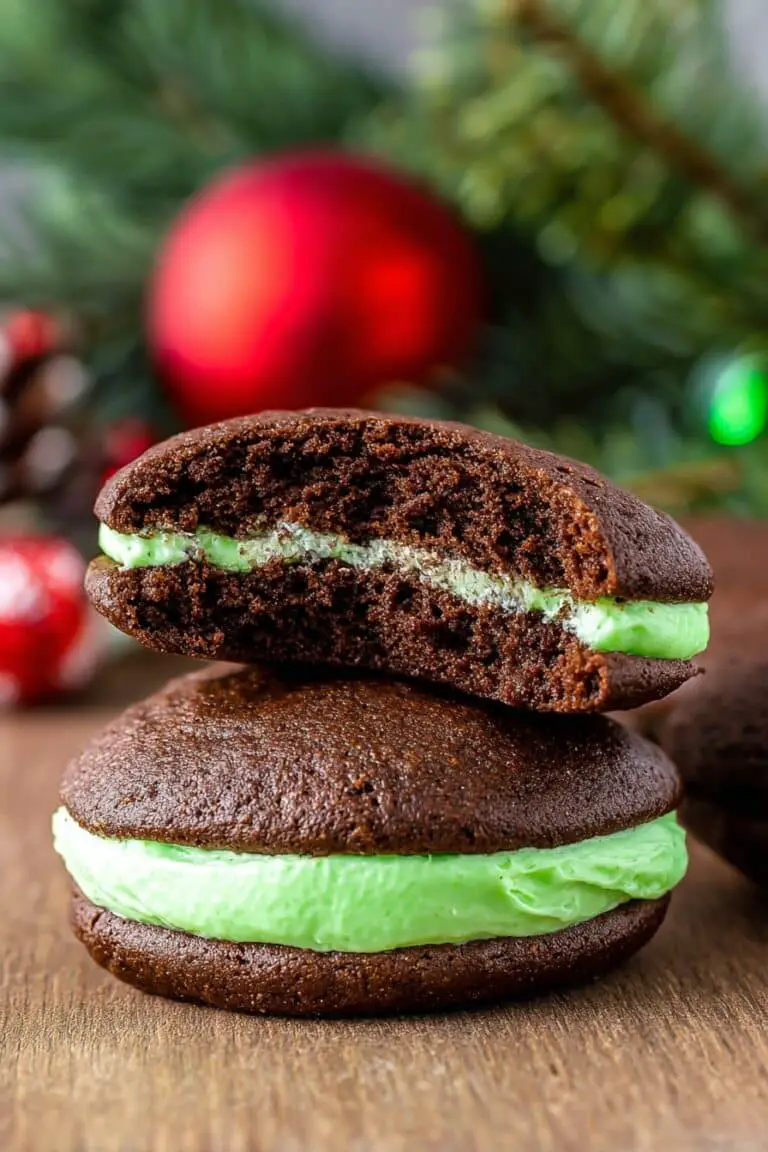 Christmas Whoopie Pies with Marshmallow Filling Recipe