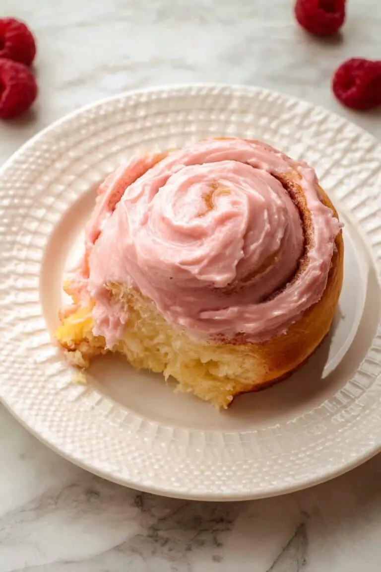 Lemon Raspberry Cinnamon Rolls Recipe