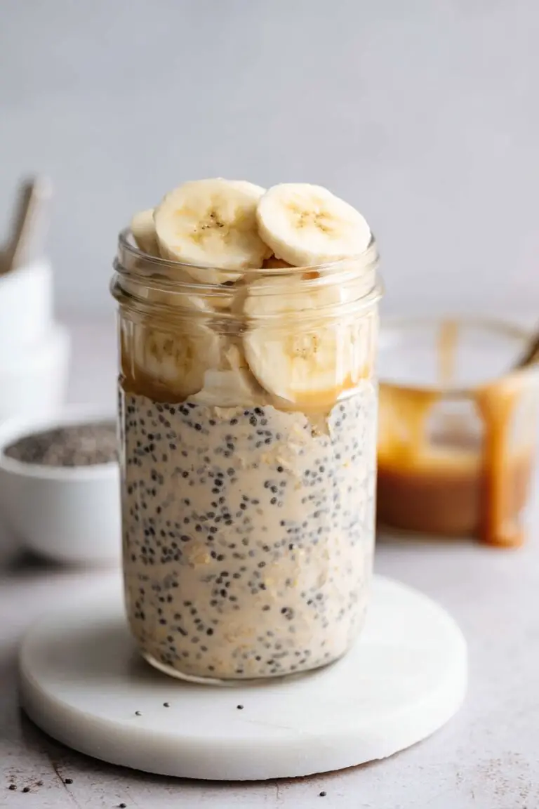 Peanut Butter Banana Overnight Oats Recipe