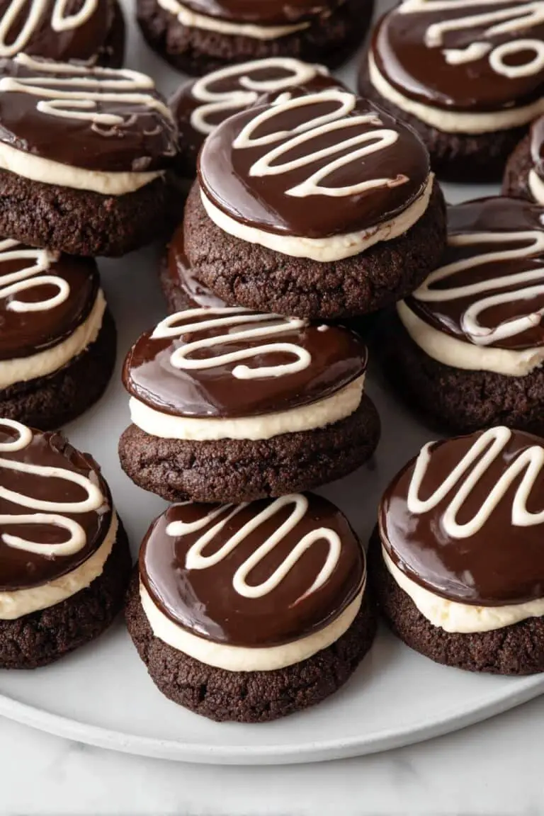 Hostess Cupcake Cookies with Marshmallow Frosting Recipe