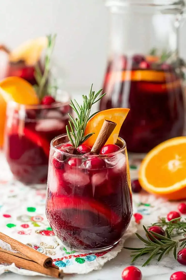 Festive Red Wine Sangria Recipe