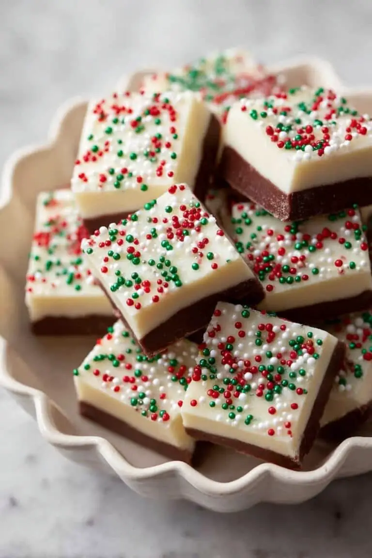 Festive White Chocolate Fudge Recipe