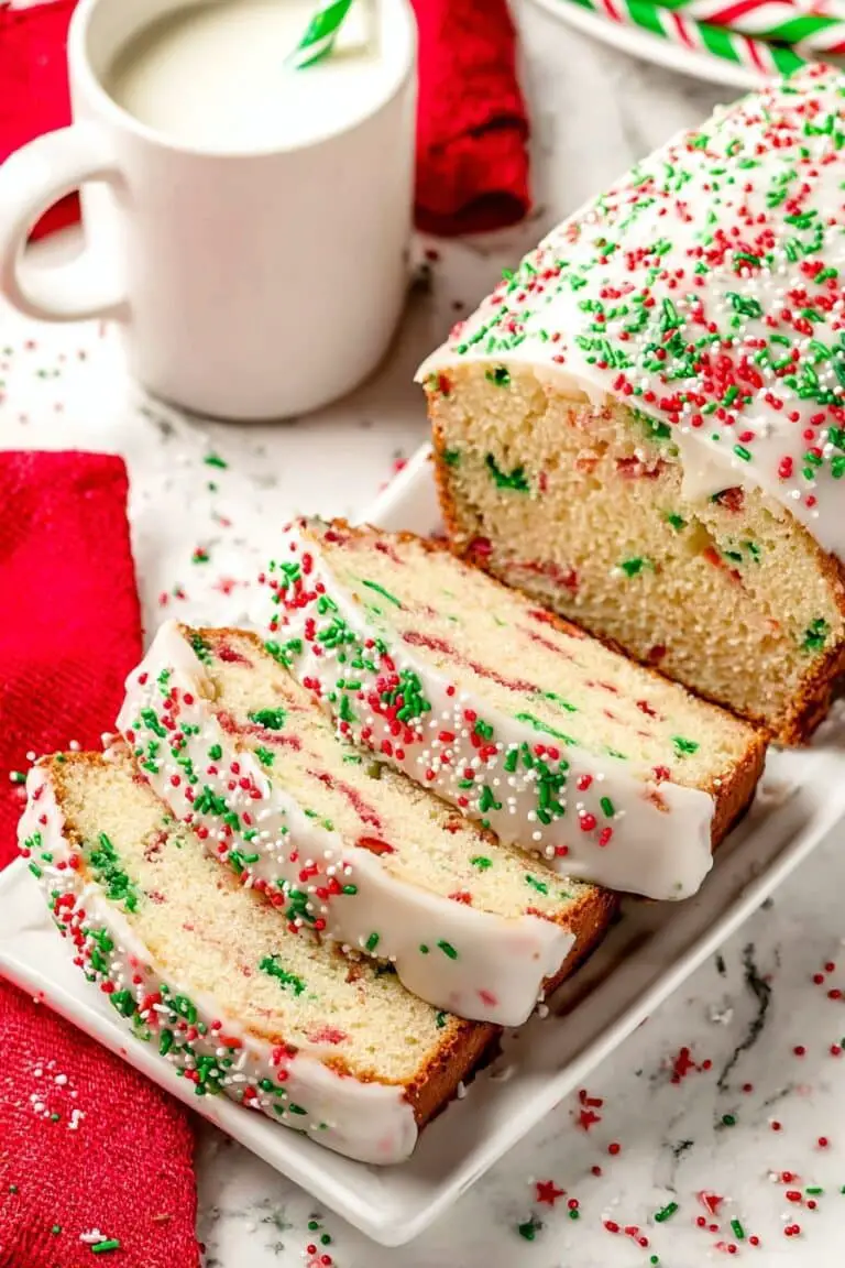 Festive Christmas Bread with Sprinkles Recipe