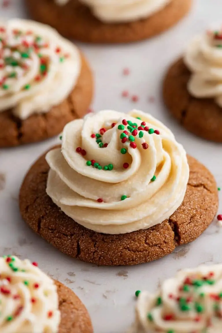 Ginger Cookie with Brown Sugar Buttercream Recipe
