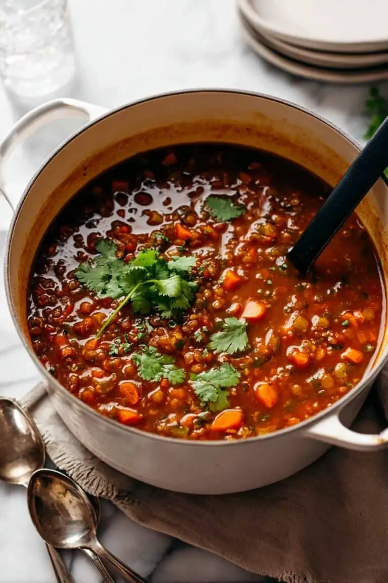 Moroccan Beef Lentil Soup Recipe