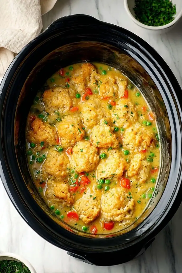 Slow Cooker Chicken and Dumplings Recipe