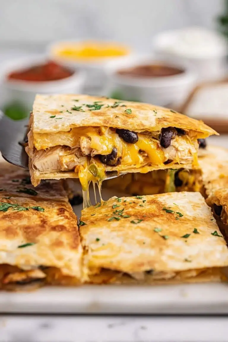 Sheet Pan Chicken Quesadillas Recipe
