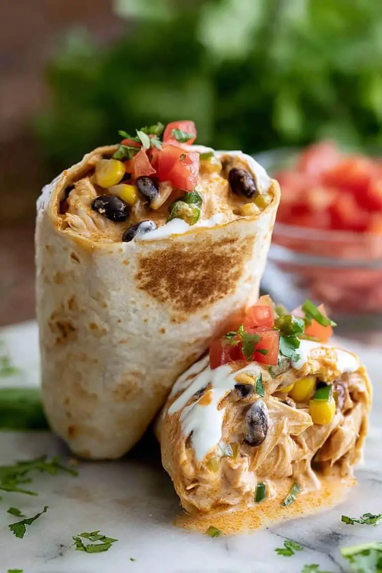 Air Fryer Southwest Chicken Burritos Recipe