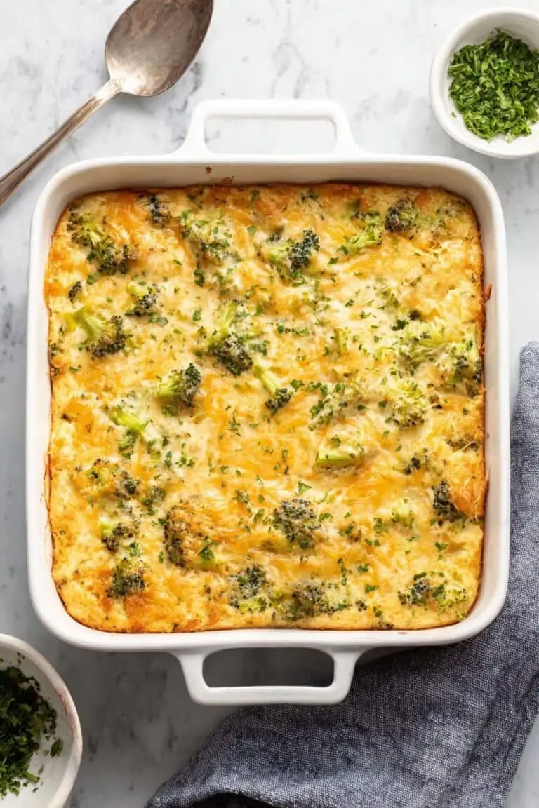 Cheesy Broccoli Rice Casserole Recipe