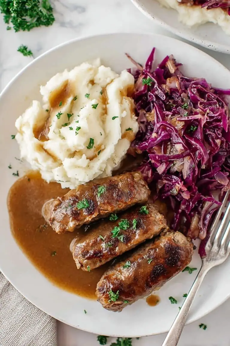Beef Rouladen with Red Wine Gravy Recipe
